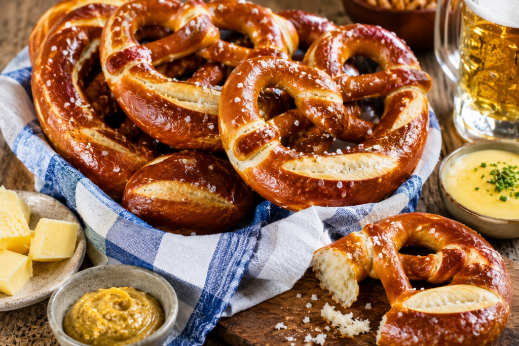 Pretzels (Bretzel) en Bagels