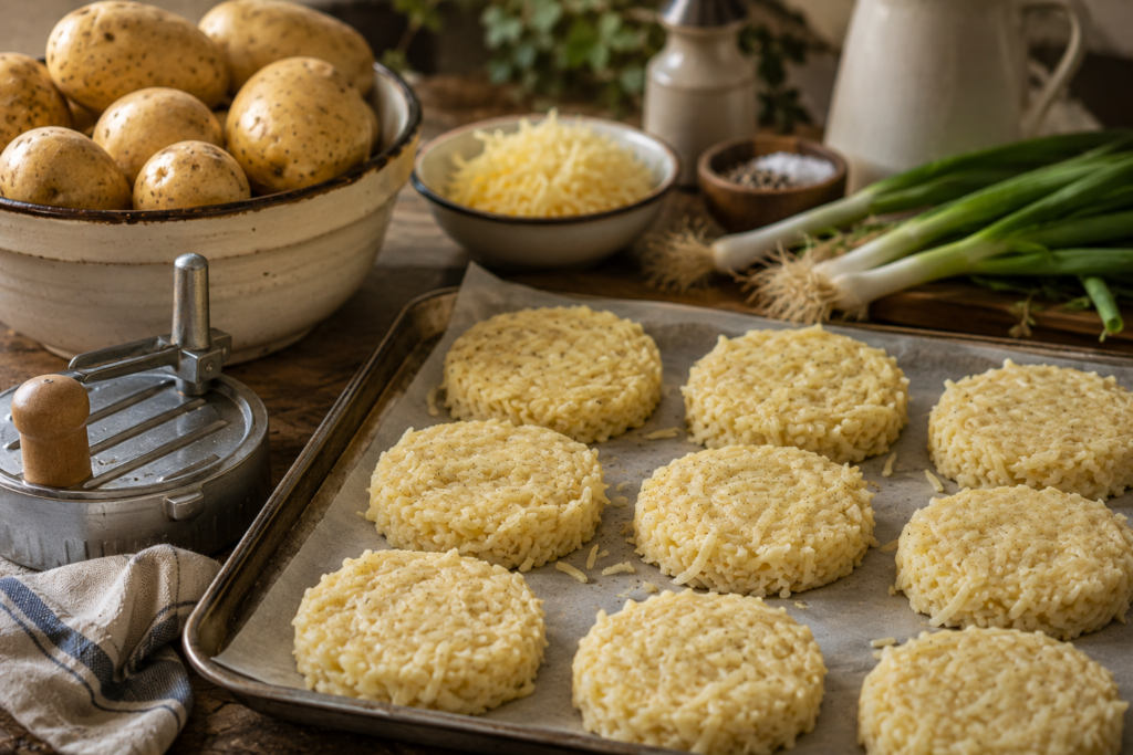 Hashbrowns / Aartappel koekies