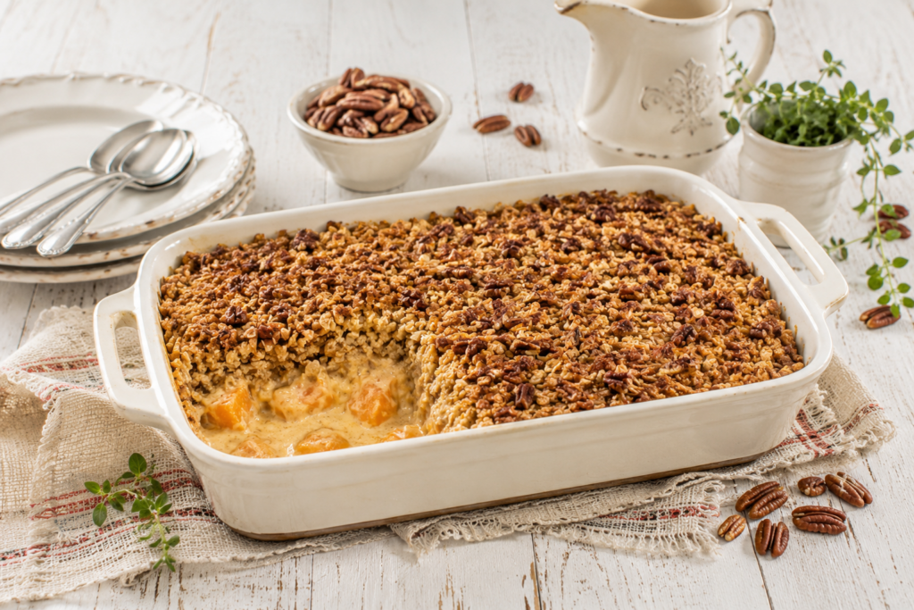 Patat-streusel gebak