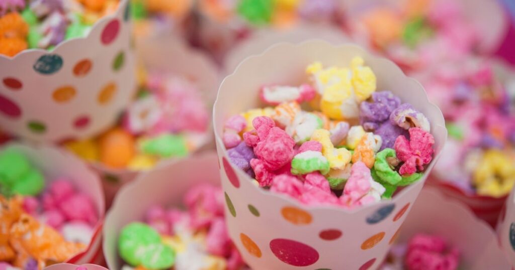 Springmielies: gekleurd en of -balle