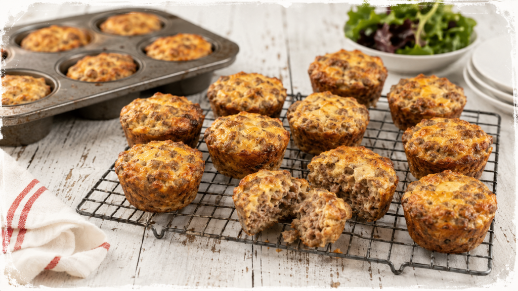 Vleiserige muffins